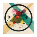 Moderne abstrakte Leinwanddruck "Circles in a Circle" von Wassily Kandinsky Angebot