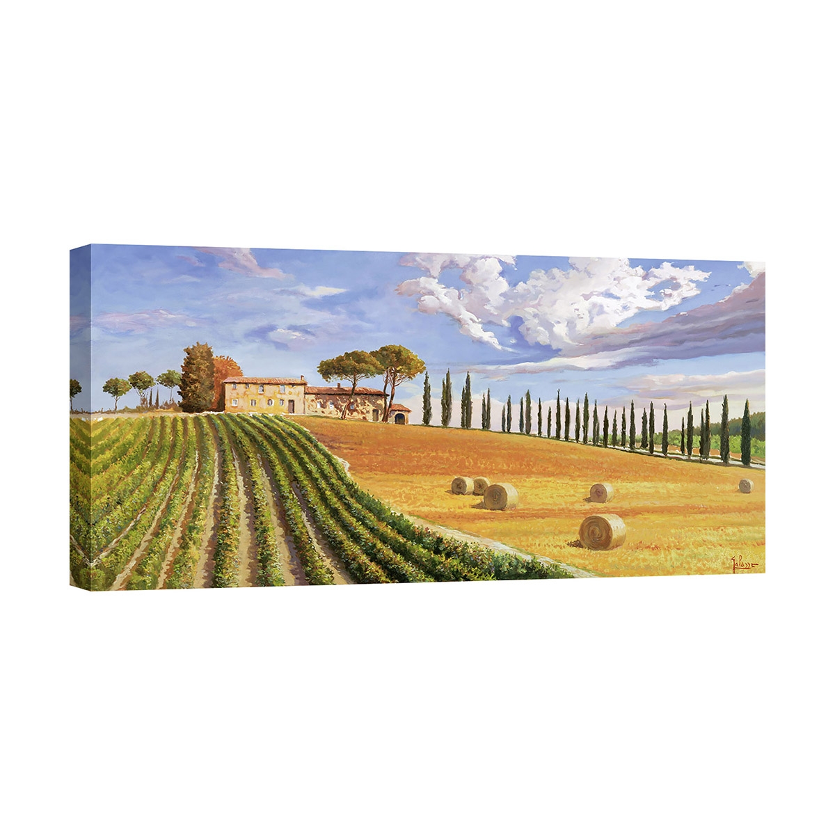 Quadro su tela paesaggio contemporaneo Colline toscane Adriano Galasso Promozione Quadro su tela paesaggio contemporaneo Colline toscane Adriano Galasso Promozione