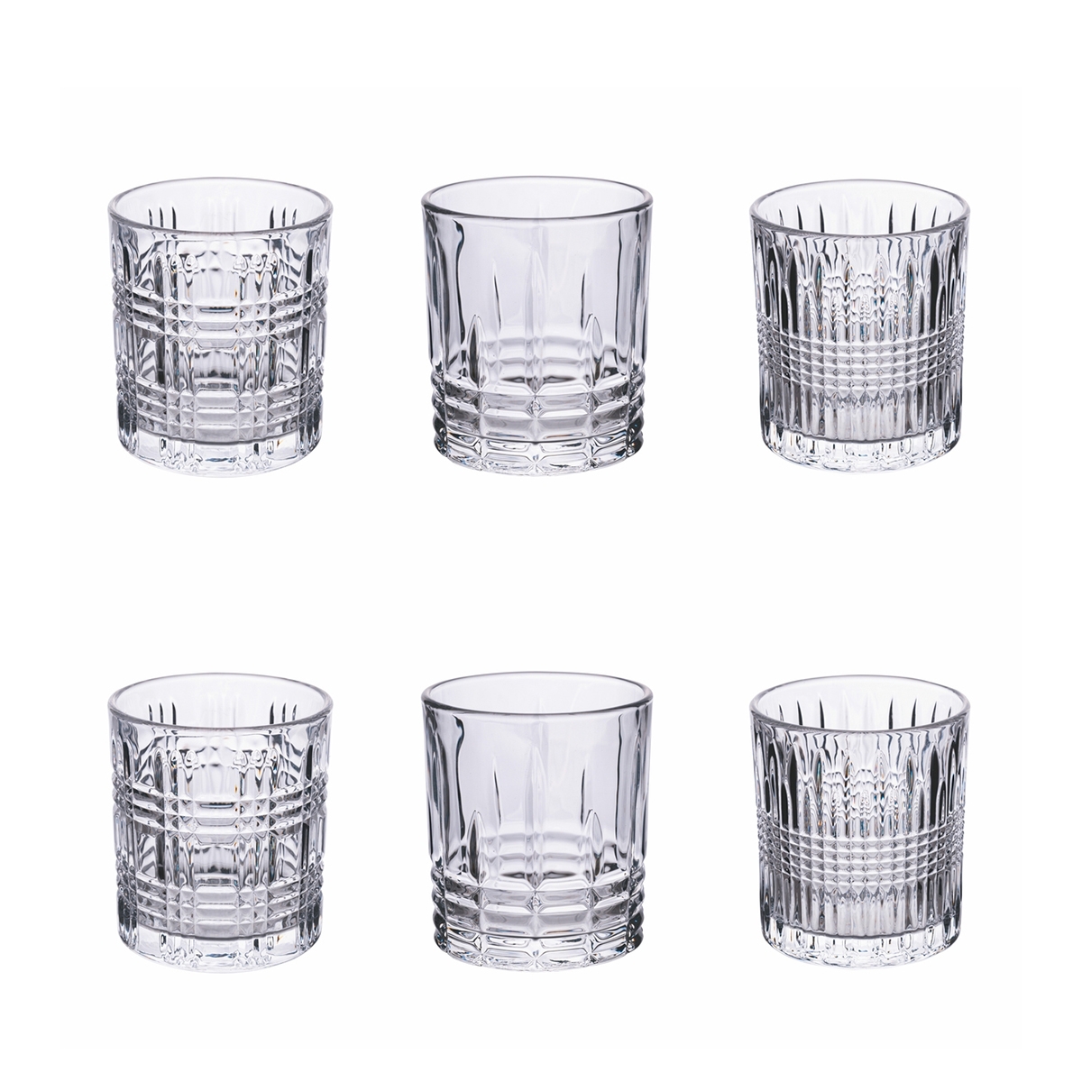 Set de 6 verres à eau de table en verre transparent New Vintage Promotion Set de 6 verres à eau de table en verre transparent New Vintage Promotion