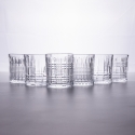 Set 6 bicchieri acqua da tavola vetro trasparente New Vintage Vendita