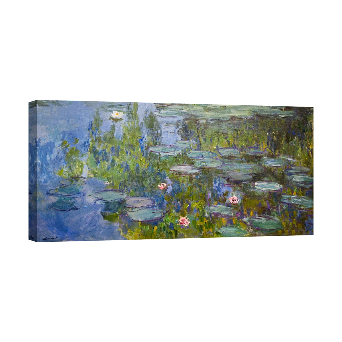 Impressionistisches Leinwandbild Ninfee Claude Monet Aktion Impressionistisches Leinwandbild Ninfee Claude Monet Aktion