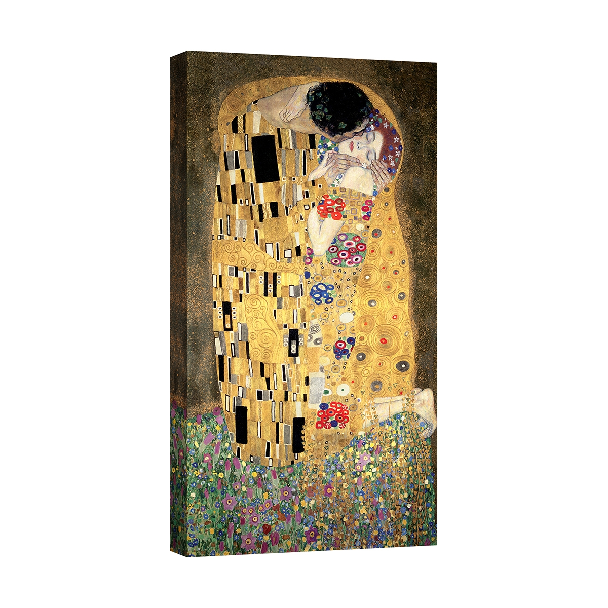 Quadro stampa su tela canvas moderno per soggiorno Il Bacio Gustav Klimt Promozione Quadro stampa su tela canvas moderno per soggiorno Il Bacio Gustav Klimt Promozione