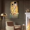 Quadro stampa su tela canvas moderno per soggiorno Il Bacio Gustav Klimt Vendita