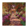 Quadro stampa impressionista Sentiero nel giardino di Monet Giverny Offerta