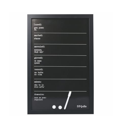 Magnetische Wochenplan-Wandtafel 60x40 Week SPQeRe Aktion