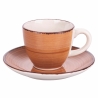 Ensemble de 6 tasses à café avec soucoupes design coloré Baita Catalogue