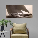 Tableau impression voilier vintage J Class Sailboat, 1934 Edwin Levick Remises