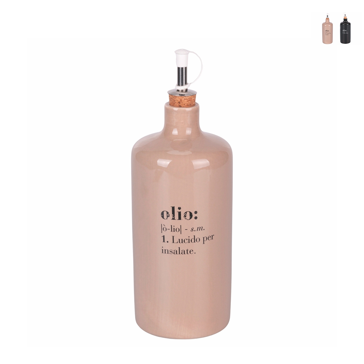 Huilier en céramique 866 ml avec bouchon en liège et bec Victionary Remises Huilier en céramique 866 ml avec bouchon en liège et bec Victionary Remises