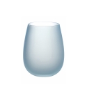 Ensemble de verres en verre bleu effet givré 600ml Happy Hour Ocean Caractéristiques