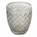Set 6 bicchieri acqua in vetro colorato trasparente grigio Castle Stone Catalogo