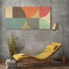 Quadro stampa su tela astratto geometrico Supergraphics Sandro Nava Vendita