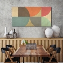 Quadro stampa su tela astratto geometrico Supergraphics Sandro Nava Saldi