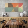Quadro stampa su tela astratto geometrico Supergraphics Sandro Nava Saldi