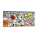 Quadro astrattista stampa su tela canvas Rich Harbour Paul Klee Promozione