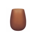 Set 6 bicchieri in vetro effetto ghiaccio 600ml Happy Hour Chocolate Scelta