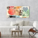 Abstraktes Bild Herzen und Kreise Leinwanddruck Pop Love 2 Peter Winkel Verkauf