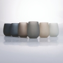 Set 6 bicchieri da tavola a goccia 600ml grigio Happy Hour Stones Vendita
