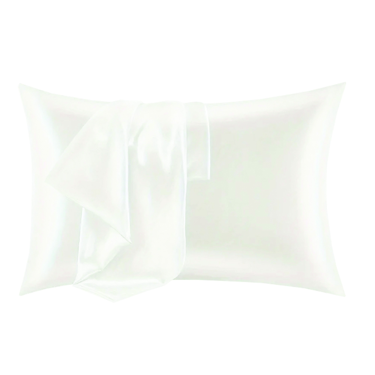 Federa singola in pura seta per cuscino 50x80cm bianco Savanna Promozione Federa singola in pura seta per cuscino 50x80cm bianco Savanna Promozione