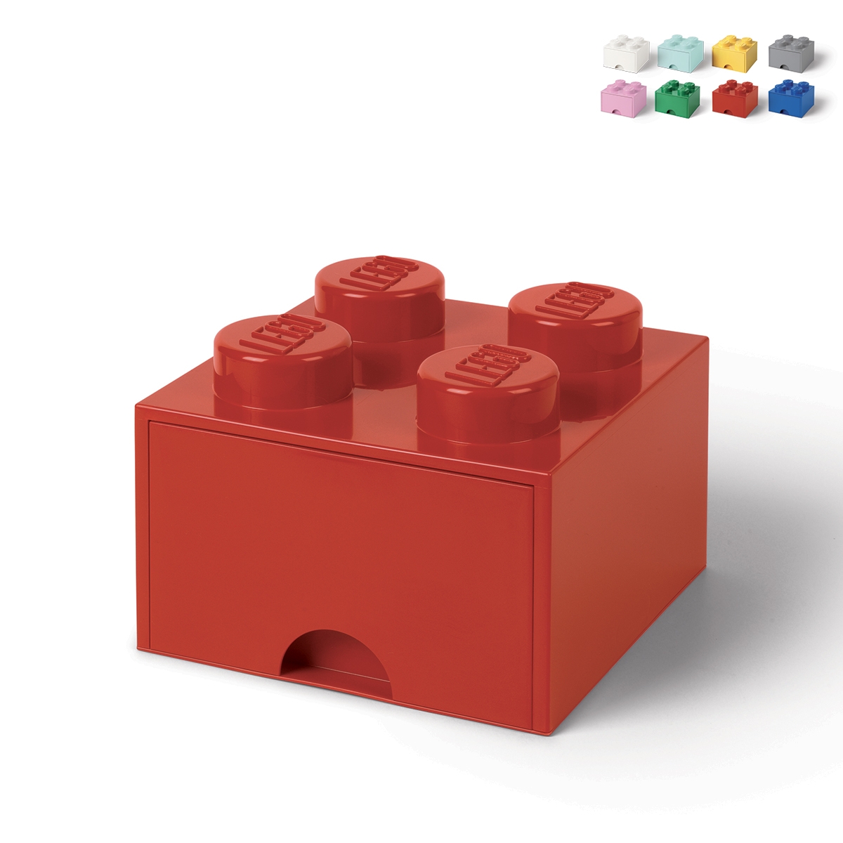 Contenitore portaoggetti a mattoncino LEGO Brick Drawer 4 bottoncini Promozione Contenitore portaoggetti a mattoncino LEGO Brick Drawer 4 bottoncini Promozione