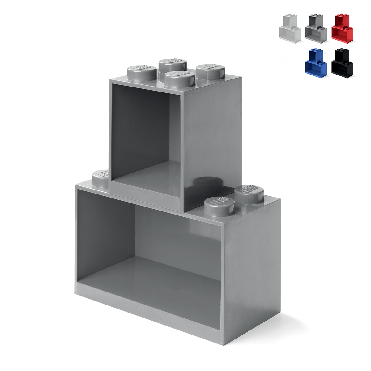 Étagères modulaires empilables LEGO Brick Shelf Set 4+8 Offre Étagères modulaires empilables LEGO Brick Shelf Set 4+8 Offre