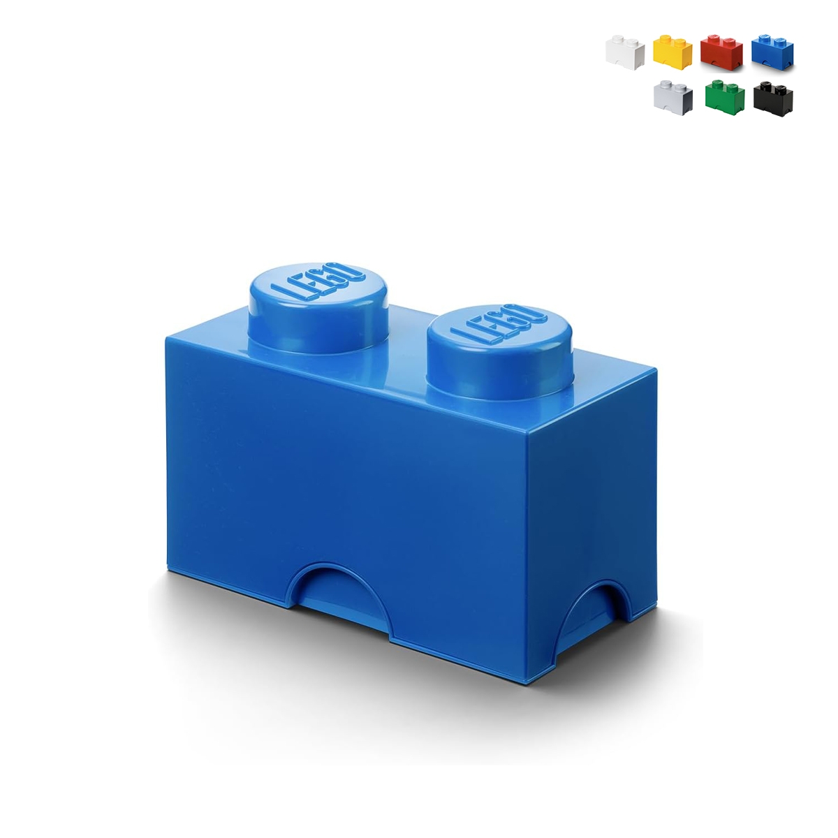 Contenitore rettangolare a mattoncino impilabile LEGO Brick 2 bottoncini Acquisto Contenitore rettangolare a mattoncino impilabile LEGO Brick 2 bottoncini Acquisto