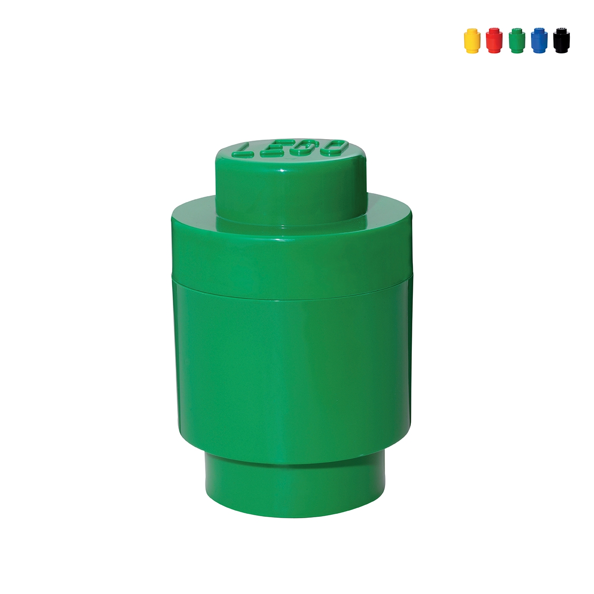 Contenitore a cilindro impilabile LEGO Brick 1 bottoncino Promozione Contenitore a cilindro impilabile LEGO Brick 1 bottoncino Promozione