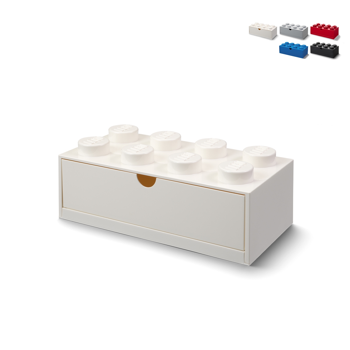 Contenitore a mattoncino con cassetto LEGO Desk Drawer 8 bottoncini Promozione Contenitore a mattoncino con cassetto LEGO Desk Drawer 8 bottoncini Promozione