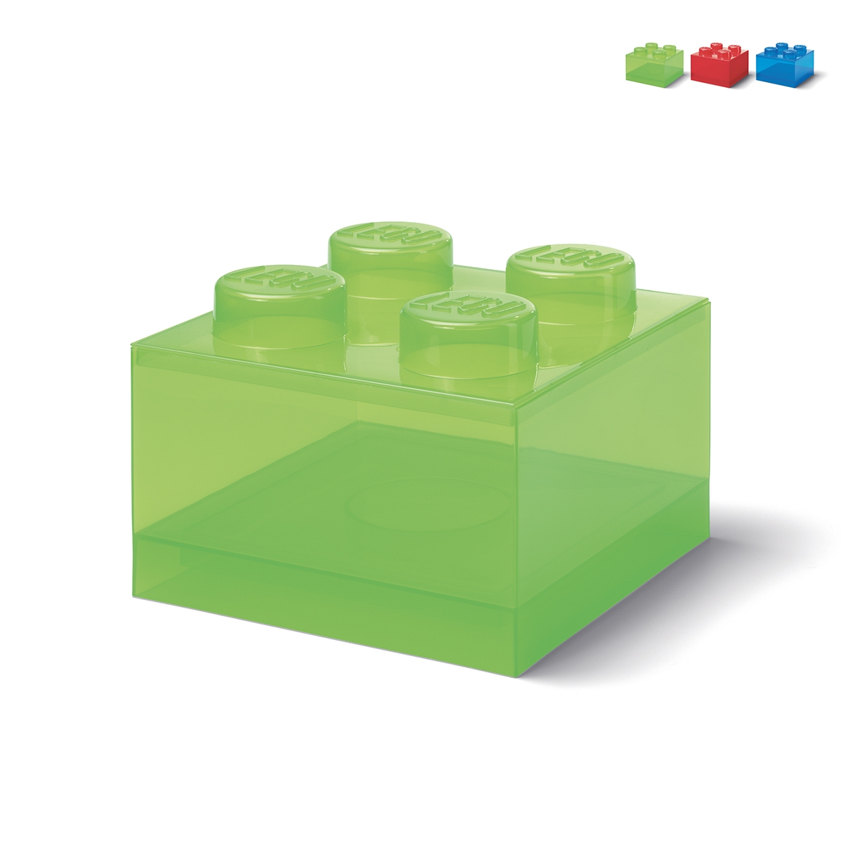 Boîte transparente avec couvercle LEGO Brick 4 tenons Promotion Boîte transparente avec couvercle LEGO Brick 4 tenons Promotion