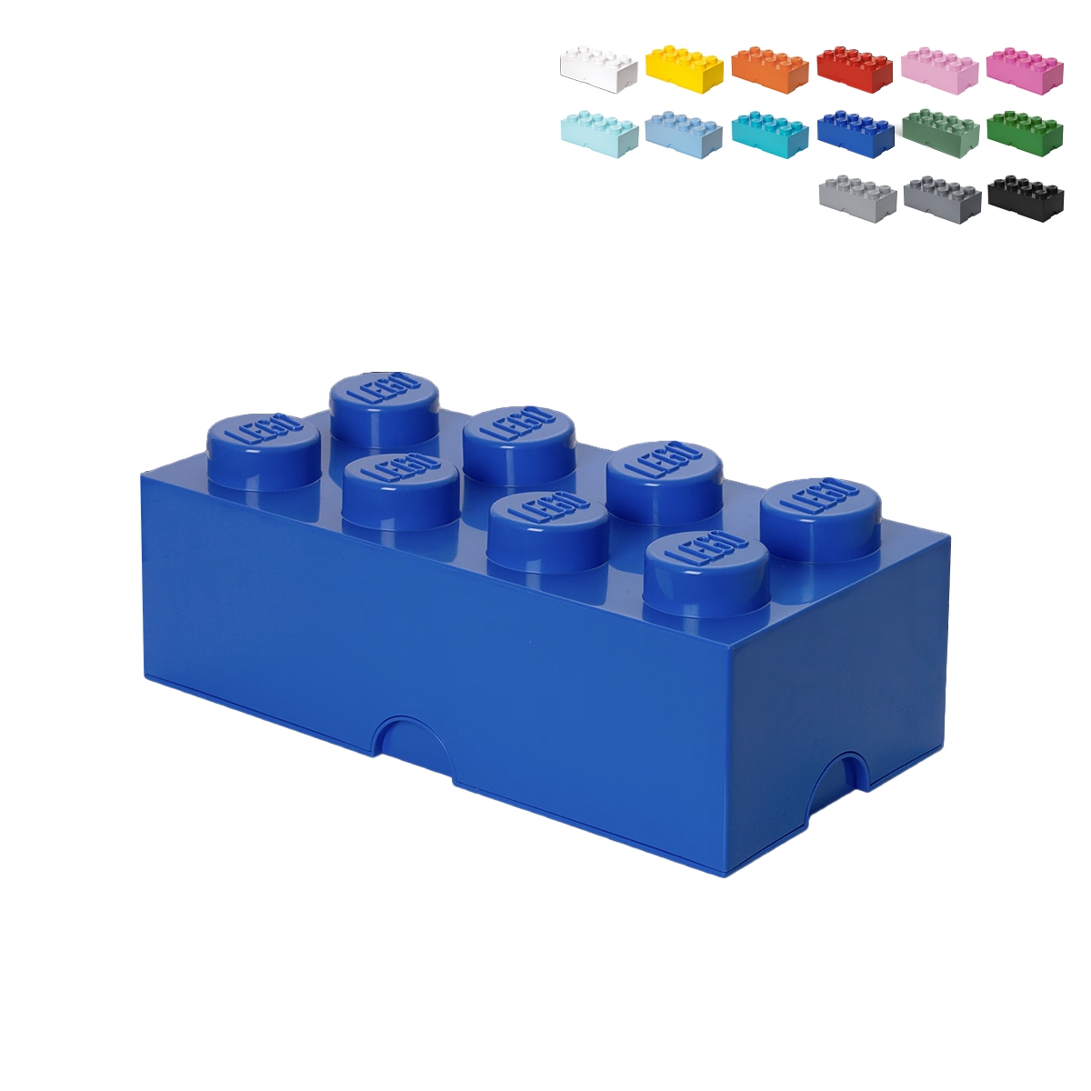 Boîte de rangement empilable avec couvercle LEGO Storage Brick 8 tenons Promotion Boîte de rangement empilable avec couvercle LEGO Storage Brick 8 tenons Promotion