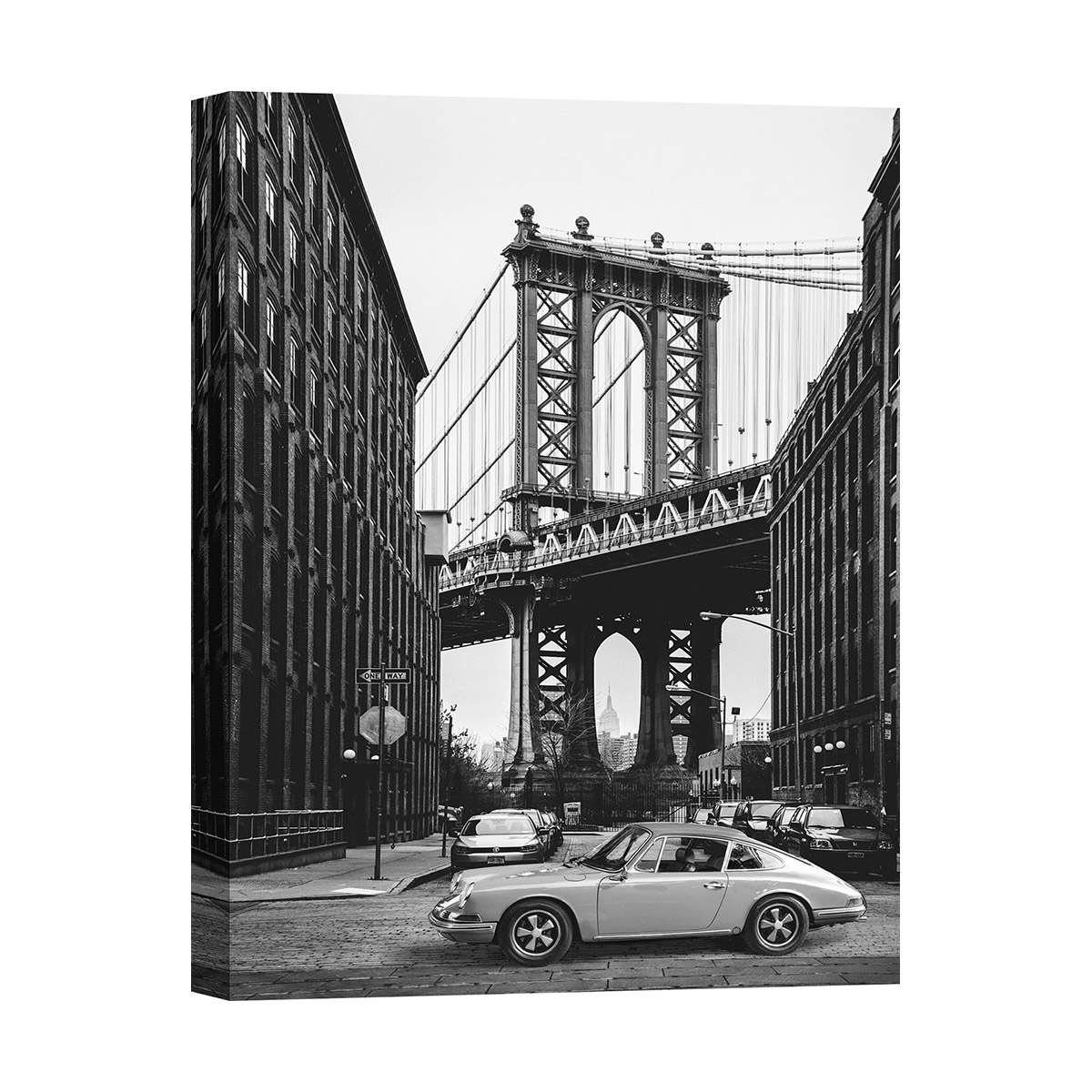 Stampa su tela bianco e nero By the Manhattan Bridge Gasoline Images Promozione Stampa su tela bianco e nero By the Manhattan Bridge Gasoline Images Promozione