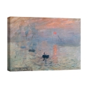Quadro stampa su tela Impression au soleil levant di Claude Monet Promozione