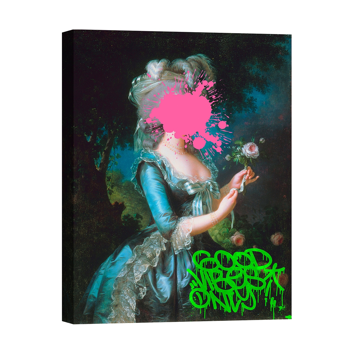 Stampa su tela quadro pop street art Marie Antoinette di Eric Chestier Promozione Stampa su tela quadro pop street art Marie Antoinette di Eric Chestier Promozione