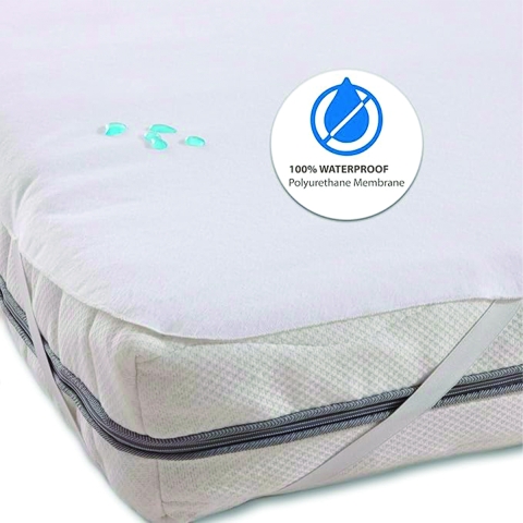 Coprimaterasso per letto matrimoniale 160x200cm impermeabile Huston Promozione