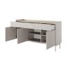 Madia credenza soggiorno design moderno beige 3 cassetti 3 ante Bitter Catalogo