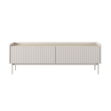Mobile porta TV basso moderno 2 ante a ribalta beige 153x50x38 Bitter Vendita