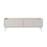 Mobile porta TV basso moderno 2 ante a ribalta beige 153x50x38 Bitter Vendita