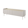 Mobile porta TV basso moderno 2 ante a ribalta beige 153x50x38 Bitter Saldi