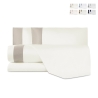 Completo per letto matrimoniale lenzuola e federe in cotone raso Heritage Promozione
