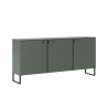 Madia soggiorno cucina 3 ante 184x40x90cm design contemporaneo Madrid Sconti