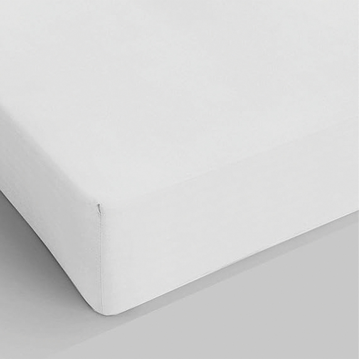 Spannbettlaken für Einzelbett 90x200 cm aus weißer Baumwolle Toronto Aktion Spannbettlaken für Einzelbett 90x200 cm aus weißer Baumwolle Toronto Aktion