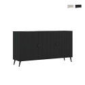 Madia credenza moderna 3 ante battenti 153x88x49cm Danielle Promozione