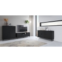 Madia credenza moderna 3 ante battenti 153x88x49cm Danielle Offerta