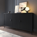 Madia credenza moderna 3 ante battenti 153x88x49cm Danielle Vendita