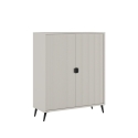 Mobile alto credenza moderna 2 ante per soggiorno cucina Danielle Saldi