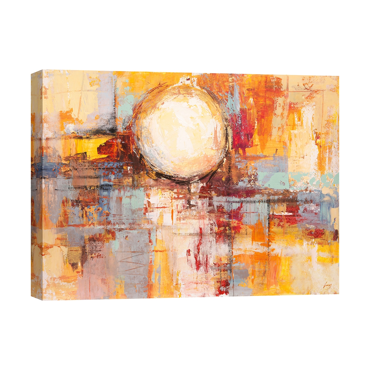 Quadro astratto moderno stampa colorata Riflessi del tramonto Lucas Promozione Quadro astratto moderno stampa colorata Riflessi del tramonto Lucas Promozione