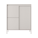 Credenza mobile alto di design armadio 3 ante soggiorno entrata Kergi Offerta