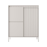 Credenza mobile alto di design armadio 3 ante soggiorno entrata Kergi Offerta