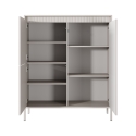 Credenza mobile alto di design armadio 3 ante soggiorno entrata Kergi Saldi