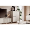 Credenza mobile alto di design armadio 3 ante soggiorno entrata Kergi Sconti