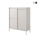 Credenza mobile alto di design armadio 3 ante soggiorno entrata Kergi Promozione
